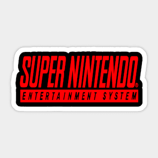 SUPER NINTENDO - Retro Gaming SNES Sticker